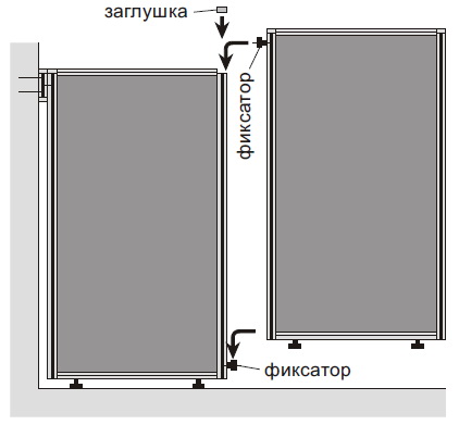 Монтаж перегородки